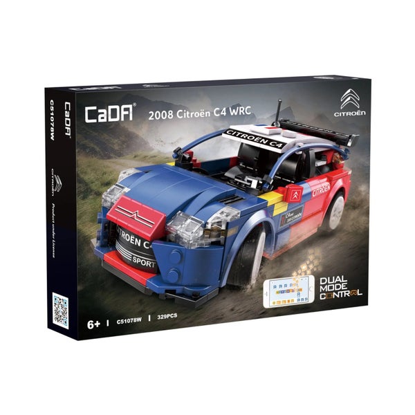 CaDA 1:20 2008 Citreon C4 WRC Car Dual Control RC Brick Model Kits Carousel 2