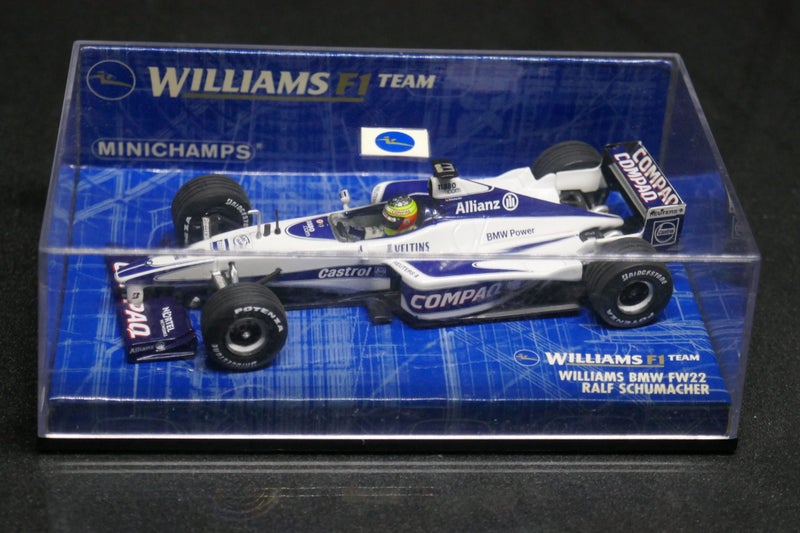 Minichamps 1/43 Williams BMW FW22 #9 Ralf Schumacher F1 2000 Carousel 1