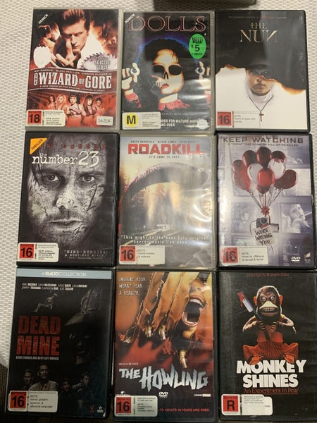 Bulk DVD Bundle 11 - Horror (The Howling,The Nun,Roadkill,Keep Watching & More)64752495170691110