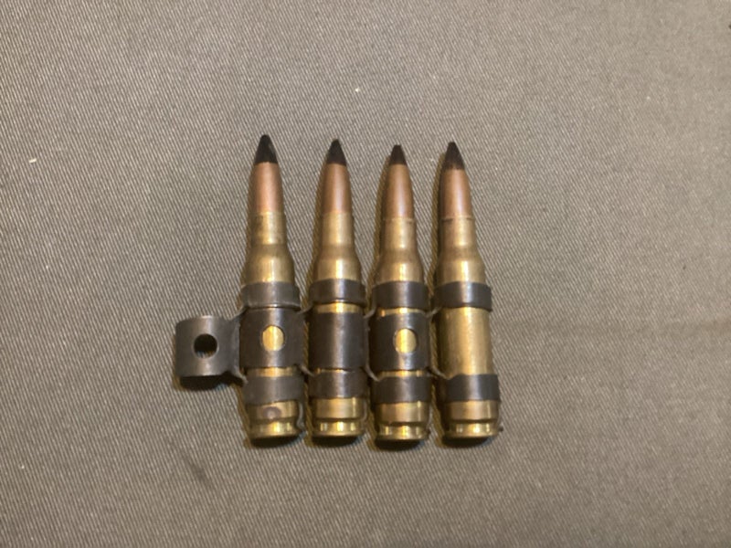 INERT 7.62 armour piercing link X 4 rounds Carousel 1