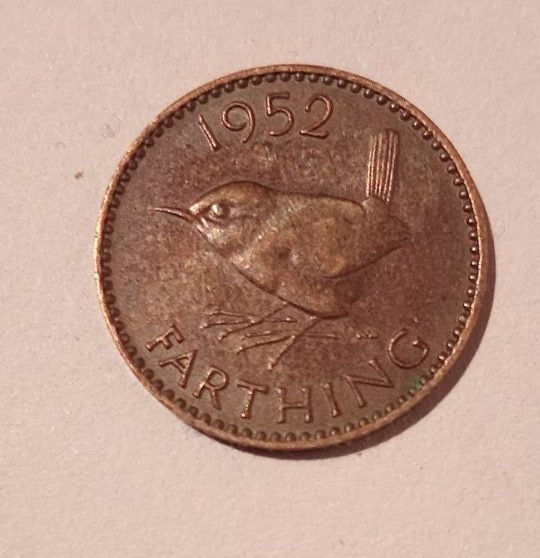 $1 reserve 1952 British farthing coin Carousel 1