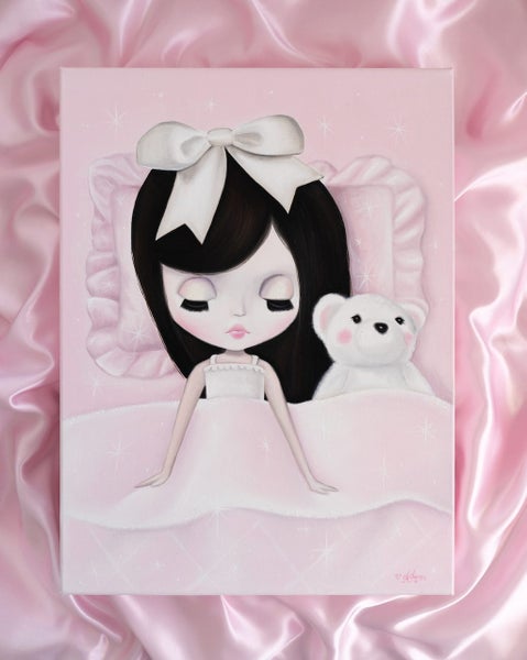 BLYTHE DOLL Pink Babydoll 'Doll Dreams' Art Doll Artwork - By Autumn Carousel 1