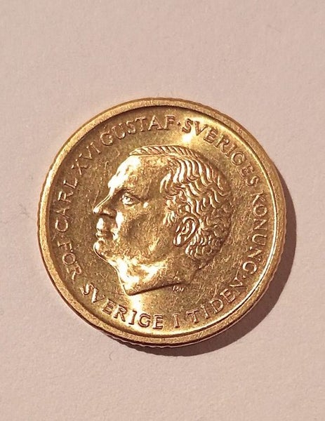 $1 reserve 1993 Sweden 10 kronor coin Carousel 2