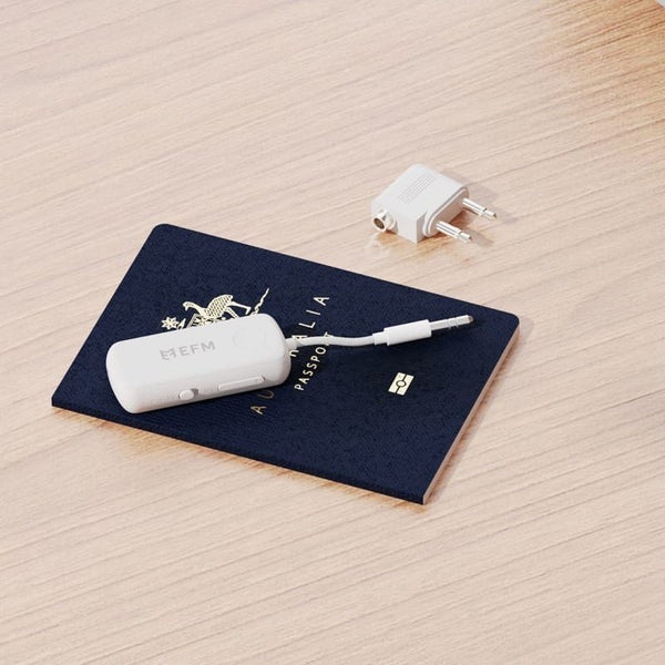 EFM Airplane Bluetooth Audio Adaptor Airfly - White (Connect Headphones to pl... Carousel 3