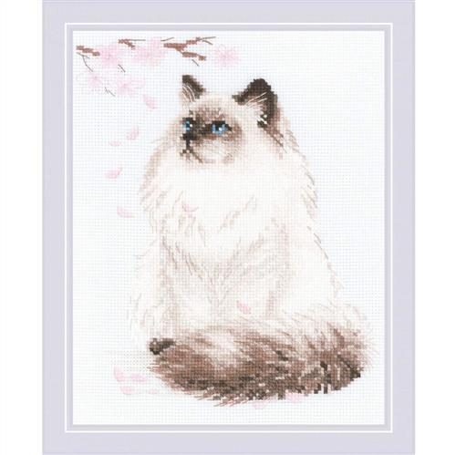 Riolis Meow-Zen - Cross Stitch Kit Carousel 1