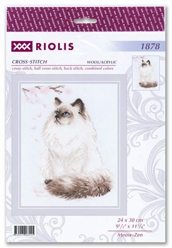 Riolis Meow-Zen - Cross Stitch Kit Carousel 2