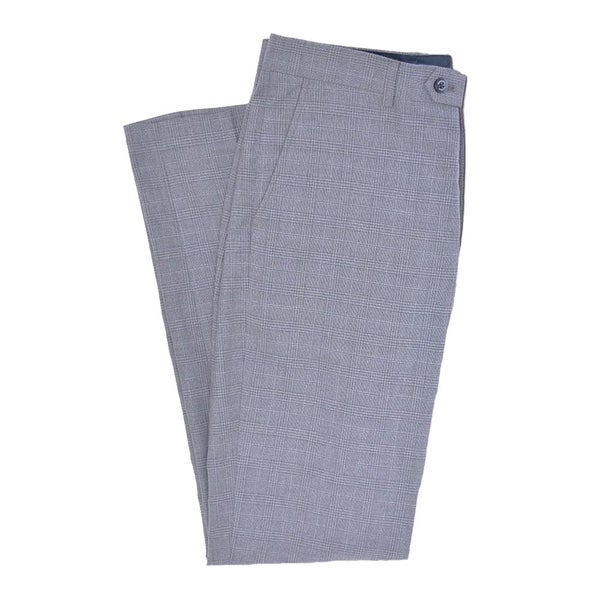 Lambretta Mens Dawson Checked Suit Trousers Carousel 3