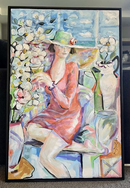 Martini Time - Original painting by Kris Dunlea Carousel 1