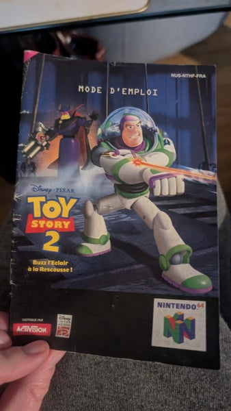 Toy Story 2 Nintendo 64 (French Français) with manual Carousel 2