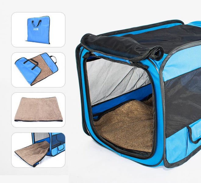 Collapsible Portable Dog Travel Crate Pet Carrier Carousel 1