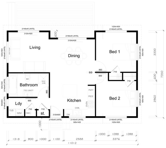 2 Bedroom | Modular Home for sale | Transportable House | Fusion 78.7m2 Carousel 2