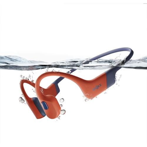 Shokz OpenSwim Pro Open-Ear Bone Conduction Waterproof Headphones - Red Carousel 1