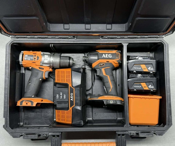 AEG A18PDB DRILL & AEG BSS18B6 IMPACT DRIVER Carousel 1