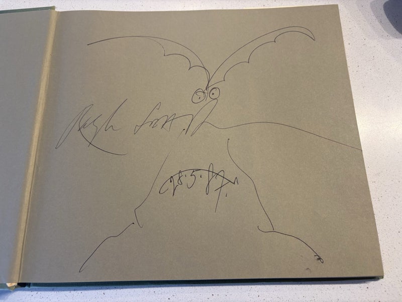 Ralph Steadman “signed with sketch” I Leonardo. Carousel 2