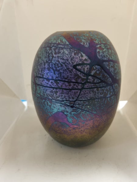 Garry Nash Iridescent Glass Vase - SPCA Carousel 2