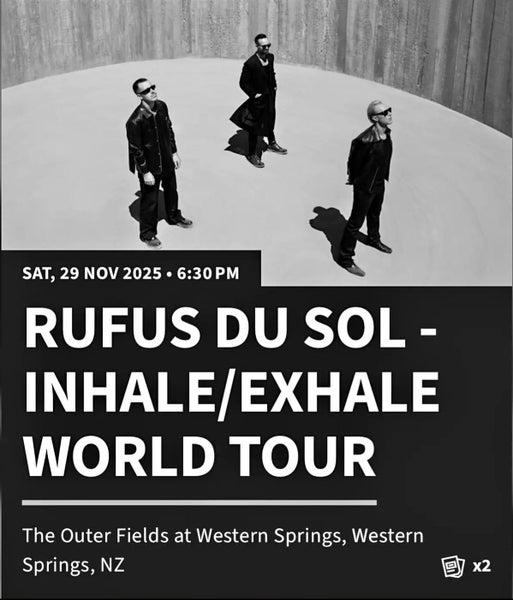 Rüfüs Du Sol Inhale/Exhale The Outer Fields Western Springs Tickets64549155614595110