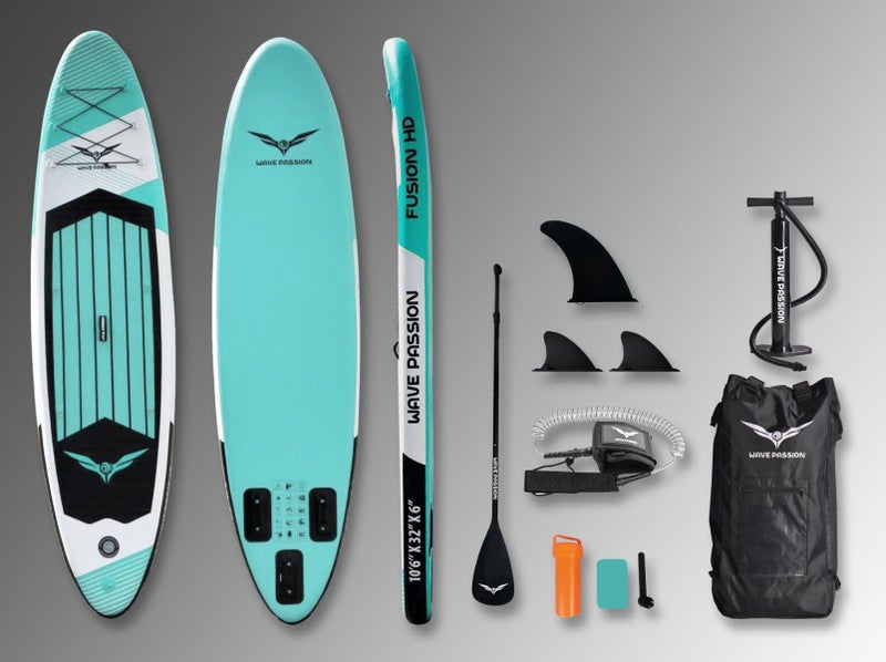 Fusion HD 10ft6 Inflatable SUP Turquoise Carousel 1