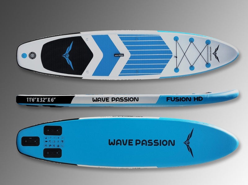 Fusion HD 11ft6 Inflatable SUP Blue Carousel 2
