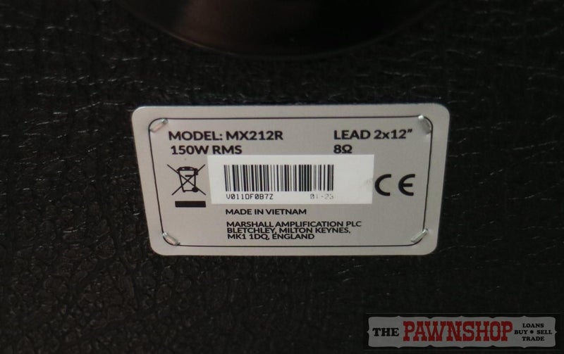 Marshall MX212R 15 W RMS 2x12-inch Horizontal Extension Cabinet Carousel 3