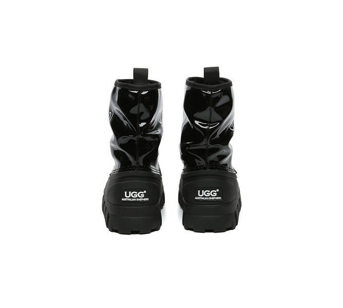 AUSTRALIAN SHEPHERD(R) UGG Boots Women Sheepskin Wool Waterproof Chunky Wren Carousel 12