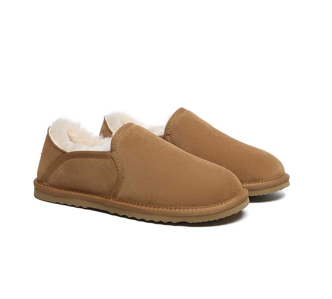 AUSTRALIAN SHEPHERD(R) UGG Slippers Men Sheepskin Wool Ankle Barn Carousel 1