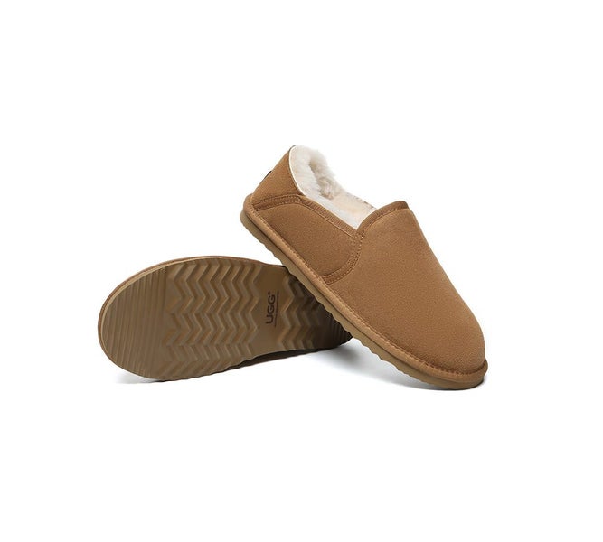 AUSTRALIAN SHEPHERD(R) UGG Slippers Men Sheepskin Wool Ankle Barn Carousel 2