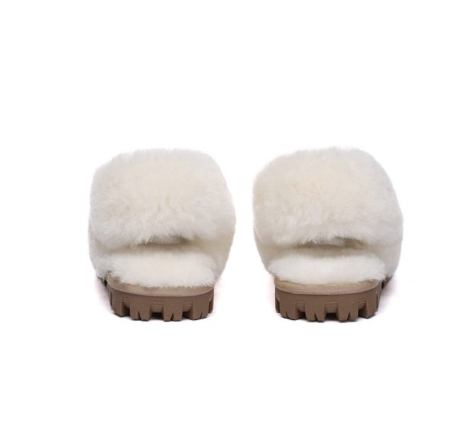 AUSTRALIAN SHEPHERD(R) 3-Way Style UGG Women Slippers Removable Wool Fluffy S... Carousel 18