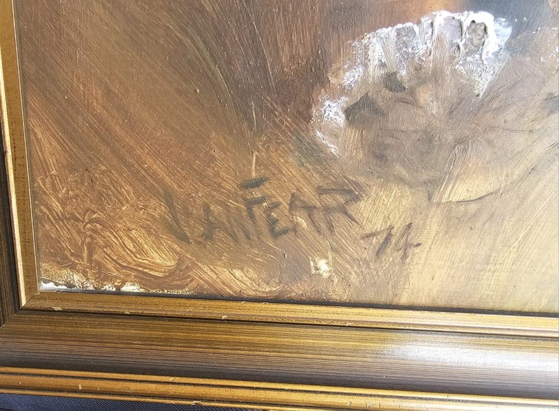 Joan Fear 1974 Original Painting Carousel 2