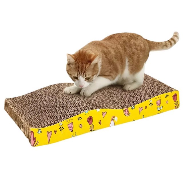 Cat Scratcher Board Corrugated Cardboard Scratch Pad Carousel 2