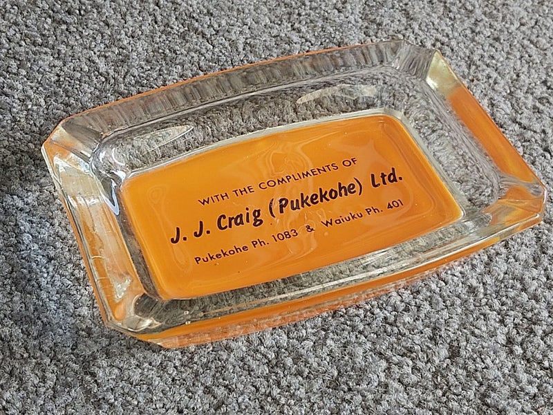 Vintage J.J. Craig (Pukekohe) Ashtray Carousel 1