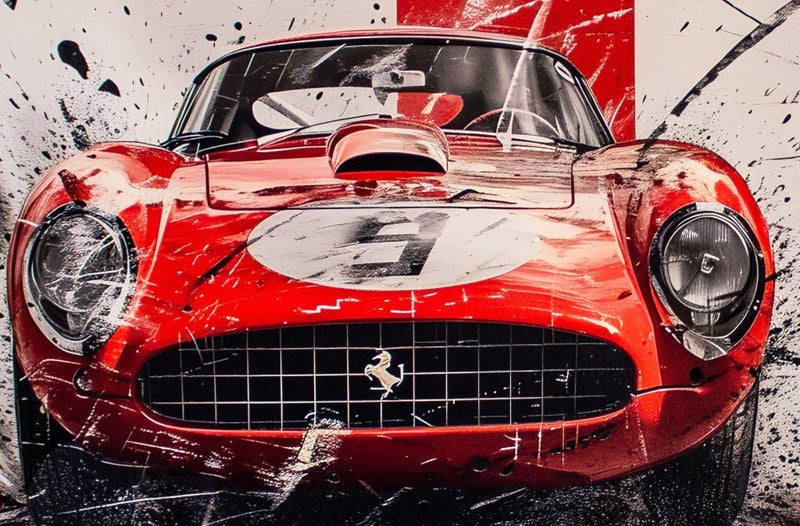 Framed Art-Racing Ferrari 120cm by 80cm originally $399 Carousel 2
