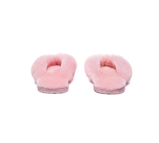 AUSTRALIAN SHEPHERD(R) UGG Thongs Women Fluffy Slides Farah Carousel 18