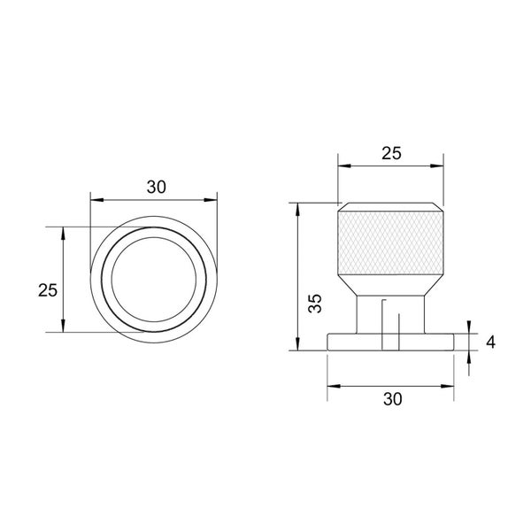 Kethy Herning Cabinet Knob 30mm - Available In Various Finishes Carousel 3