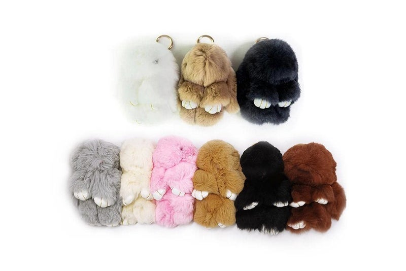 Cute Plush Bunny Keyrings Carousel 2