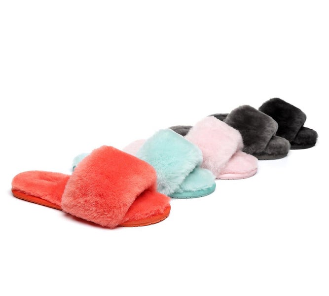 Slipper Fluffy Slides Nala Carousel 2