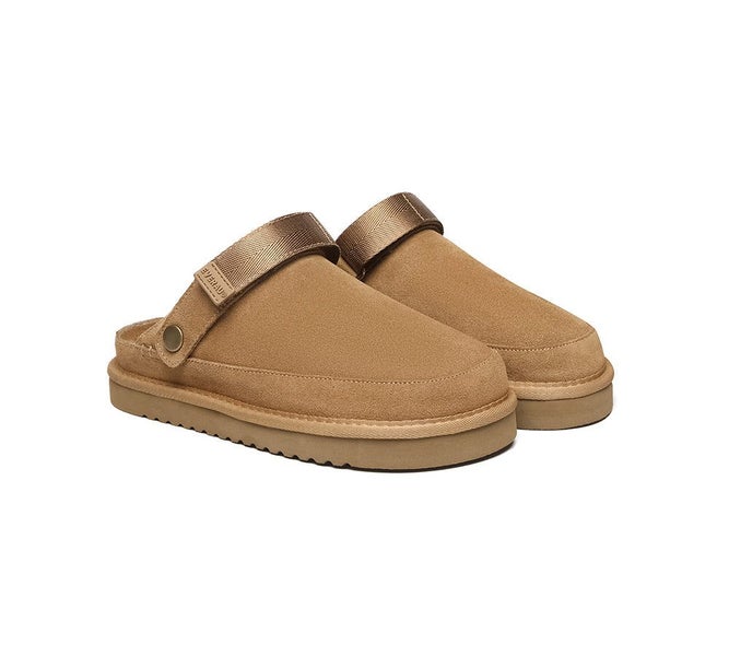 EVERAU(R) Adjustable Strap Slip-on Flat Sandal Slippers Sierra Carousel 1