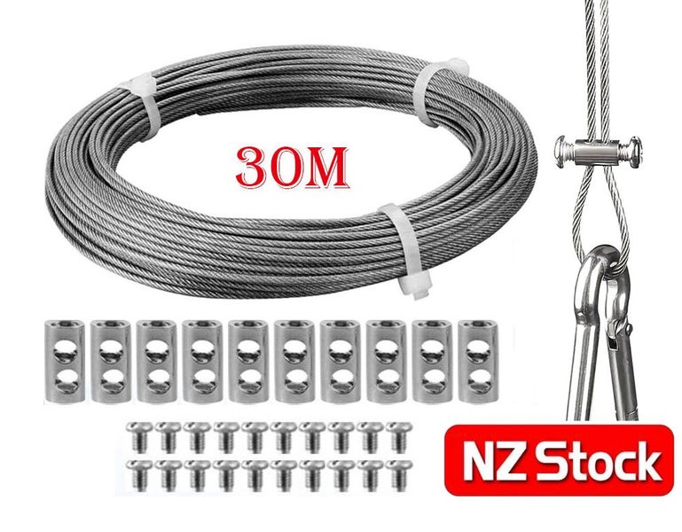 Stainless Steel Wire Rope Cable Kit NZ Clearance Carousel 1