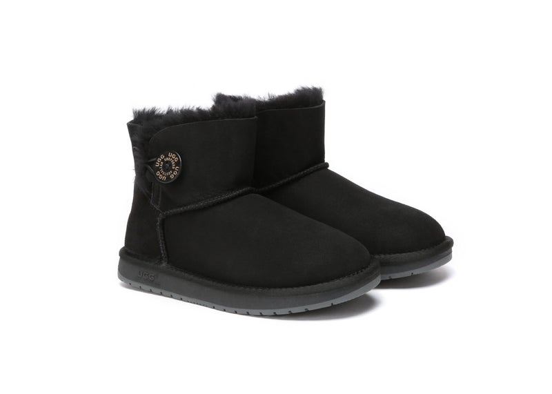 UGG Boots Australia Premium Double Face Sheepskin Mini Button Boots Carousel 1
