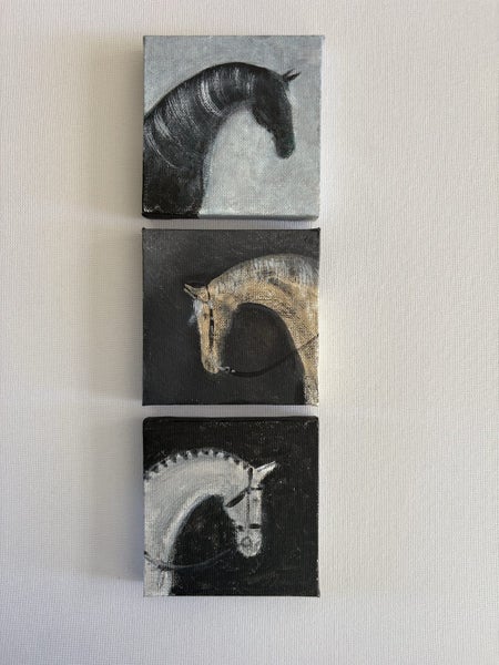 # 2 - Triptych - Beautiful Beings - Sacred Horse Series Carousel 2