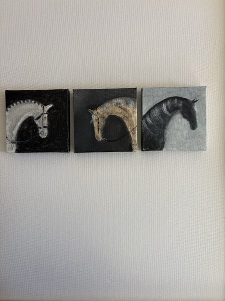 # 2 - Triptych - Beautiful Beings - Sacred Horse Series Carousel 4