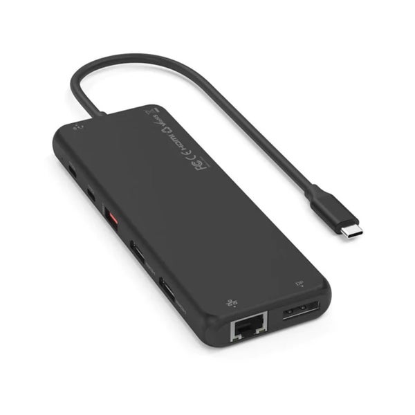 SATECHI Black 13-in-1 Triple Display USB-C Multiport Adapter 2x USB-C GEN 2 Carousel 2