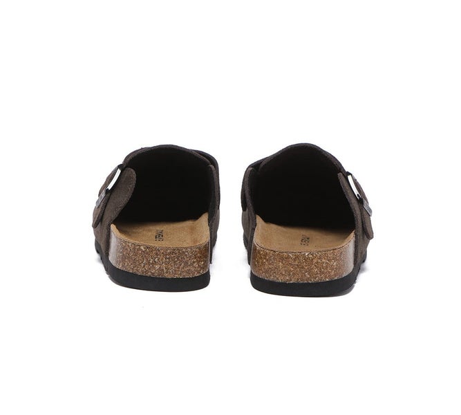 EVERAU(R) Adjustable Buckled Straps Slip-on Flat Sandal Slides Mason Carousel 17