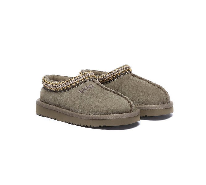 AUSTRALIAN SHEPHERD(R) UGG Slippers Kids Sheepskin Wool Ankle Tazzy Hippie Carousel 1