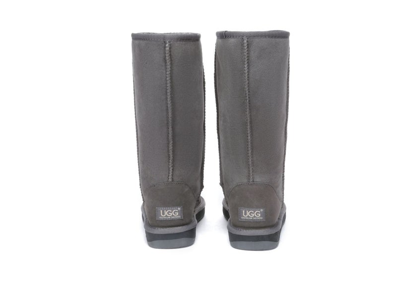 AUSTRALIAN SHEPHERD(R) UGG Double Face Sheepskin Wool Boots Tall Classic Carousel 17