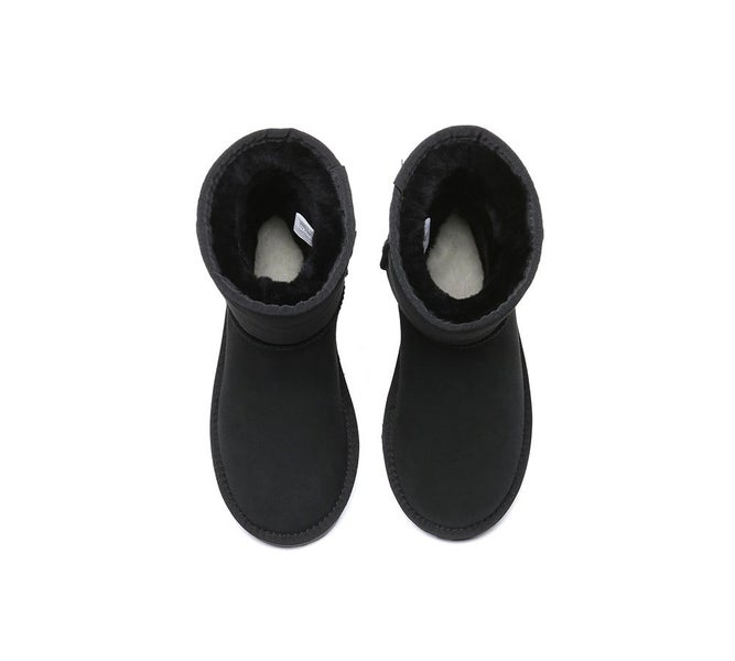 UGG EVERAU(R) UGG Boots Double Faced Sheepskin Wool Short Classic Carousel 17