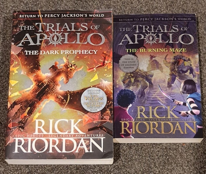 The Trials of Apollo x2 books @ Carousel 1