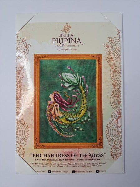 Bella Filipina Enchantress of the Abyss Cross Stitch Pattern Carousel 1