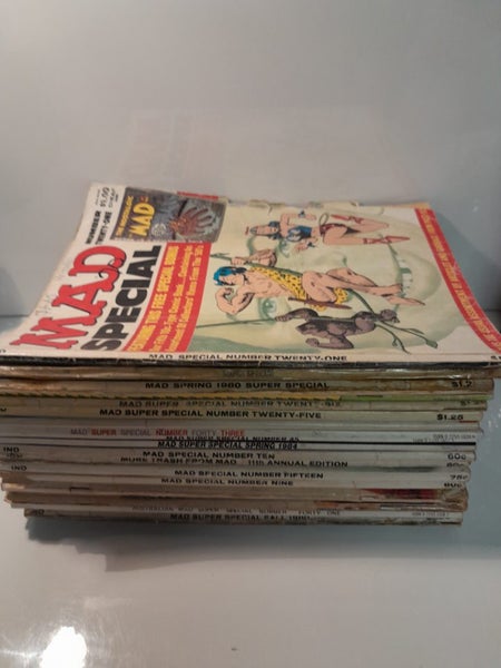 20 X MAD Magazine and 1X Crazy Magazine #58 Carousel 1