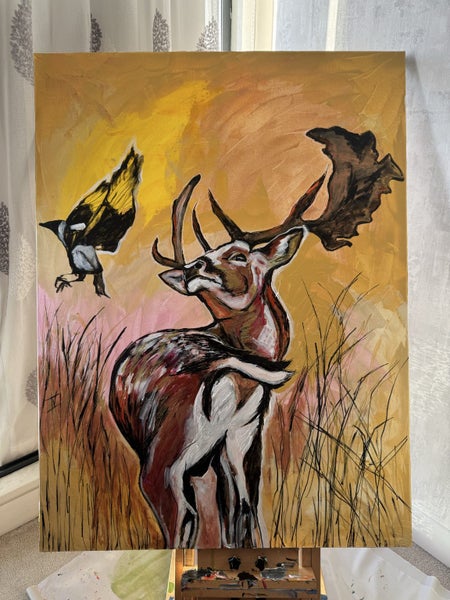 New deer painting