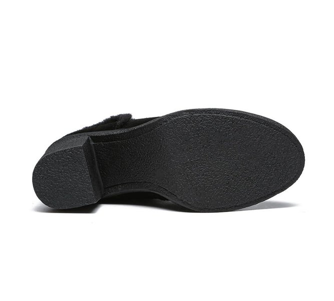 AUSTRALIAN SHEPHERD(R) UGG Women Sheepskin Wool Heel Boots Betta Carousel 16